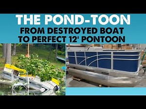 The "POND-TOON" Mini Pontoon Build - 12' Long by 8' Wide
