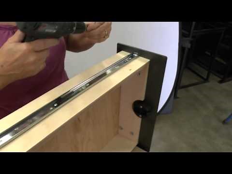 How to Adjust a VanGo Drawer Slide