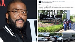 Tyler Perry gifts new van to help Atlanta woman continue her mission to give back to the homeless