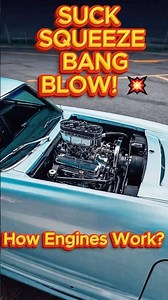 How an Engine Actually Works (The 4-Stroke Cycle) ⚙️