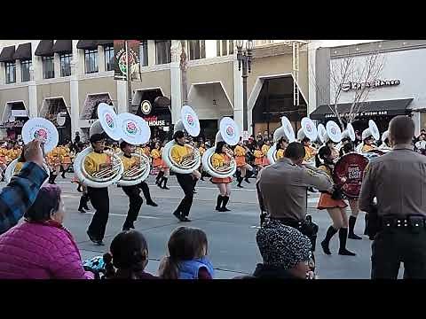 Pasadena Rose Parade 2025 - Kiwanis Float n Kyoto Band from Japan
