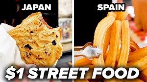 From taiyaki to pav bhaji to pan-fried pork buns, experience these different types of $1 street food around the world - POV style! | BuzzFeed Video