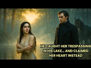 "THE DUKE CAUGHT HER BATHING IN HIS LAKE... 'THE WATER IS MINE, SO ARE YOU NOW'"