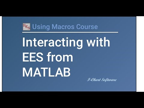 Interacting with EES from MATLAB