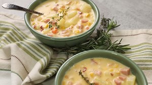 Did you know? Ham chowder was originally created as a thrifty way to use up leftover ham, making it a deliciously budget-friendly meal option! 💰👩‍🍳 https://bit.ly/42GqTxQ | G & W Foods