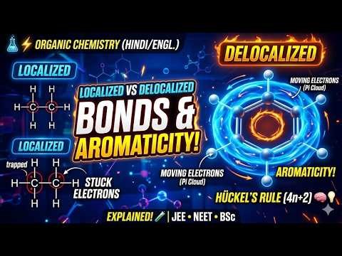Localized vs Delocalized Bonds & Aromaticity | Organic Chemistry
