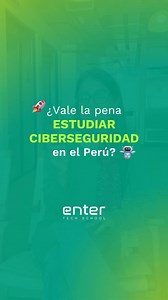 TRANSFORMA TU CARRERA EN MENOS DE 1 AÑO El Perú busca expertos en ciberseguridad. ¿Quieres ser uno de ellos? En Enter Tech School, te ofrecemos: • IA para acelerar tu aprendizaje • Clases en vivo, solo 2 noches por semana • Horarios flexibles nocturnos • Acompañamiento personalizado • Proyectos reales con empresas aliadas ¿Estás listo? Escríbenos ahora y descubre cómo cambiar tu futuro laboral | Enter Tech School