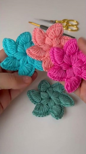 Amazing 🌺 Easy Crochet Flower for Beginner 🌺 Örgü Çiçek Modelleri / Flower craft ideas