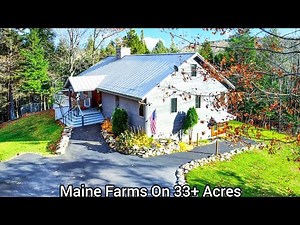 Maine Farmhouse On 33 Acres | ME Real Estate | Maine Farms | New England Living | MNT Waldo