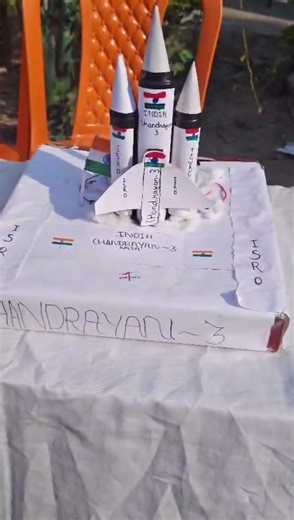 chandrayan project art and craft😘😍🎀 ideas#shorts