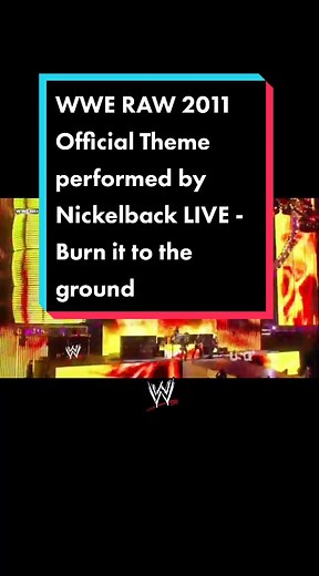 Nickelback Performing 'Burn it to the Ground' Live at WWE RAW 2011