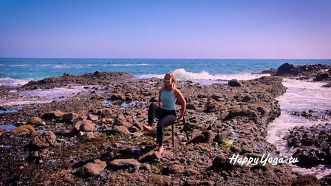 Chair Yoga to Strengthen Abs, Back & Legs