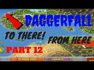 HOW BIG IS THE MAP in Daggerfall? Walk Across the Map (Part 12)