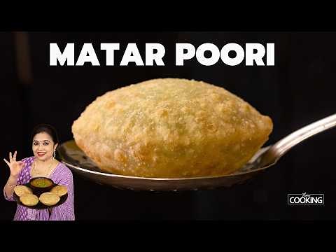 Matar Ki Poori Recipe | Stuffed Green Peas Puri | Easy Breakfast Recipe
