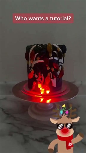 How to Make a Glowing Rudolph Nose Cake for the Holidays