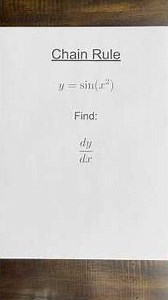 Calculus I: Intro to Chain Rule