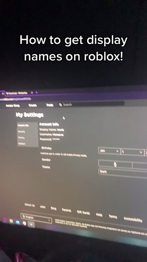 how to get display names on roblox, only works on mobile and pc. #fyp #roblox #robloxdisplaynames #displaynames #foryou