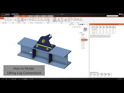 How to Model Lifting Lug Connections