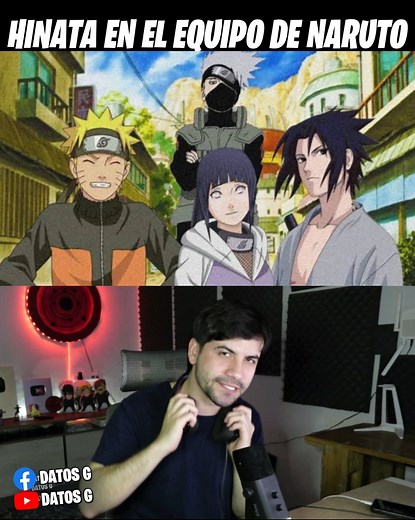 642K views · 31K reactions |  Que pasaria si Hinata fuera parte del Equipo de Naruto? 類 Creditos para David B #naruto | DATOS G | Facebook