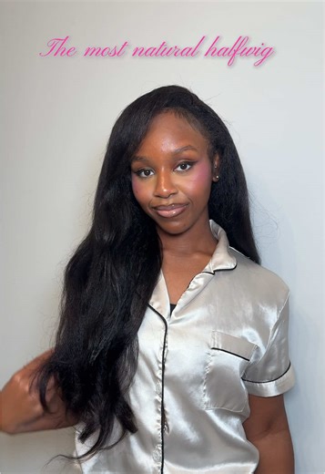 The most natural half wig 😍💘 @UNice Hair @UniceHairCo @UNICE HAIR OFFICIAL