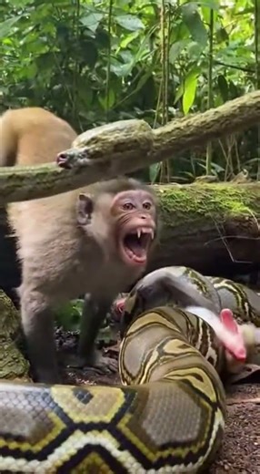 Mom want to rescue the baby monkey 😢🐒 #sad #poormonkey #animalrescue #sadanimalstory
