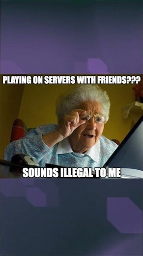 PLAYING MINECRAFT ON SERVERS IS ILLEGAL!