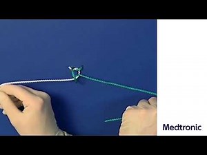 Medtronic Suture Knot Tying: The one-handed knots