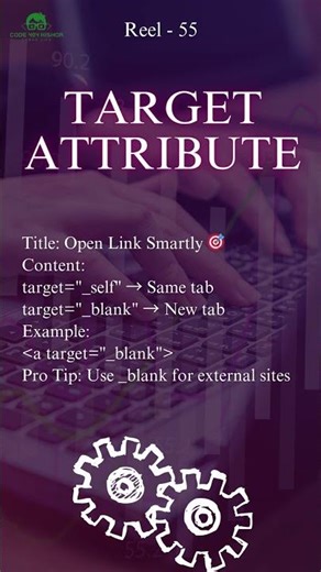 HTML TARGET ATTRIBUTE #music #shorts