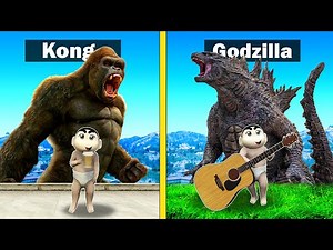 GODZILLA FAMILY VS KONG FAMILY In GTA 5