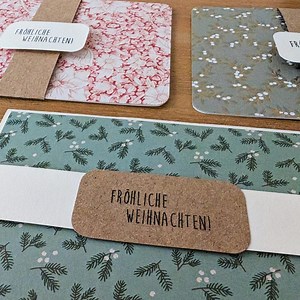 Handmade Christmas Card | Merry Christmas | Folding Card | Motif | Christmas Card | Christmas Card - Etsy