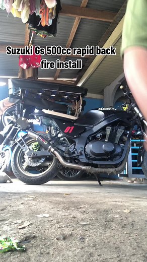 Suzuki GS 500CC Rapid Backfire Install Tutorial
