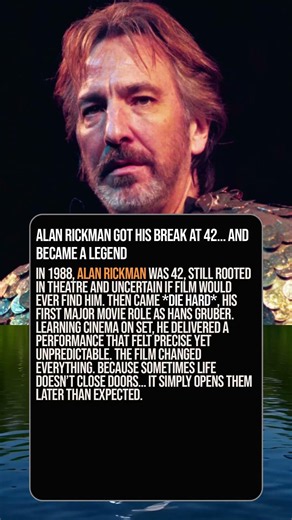 Alan Rickman Got His Break at 42… And Became a Legend 😳🎬