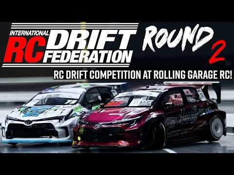 IRCDF RC DRIFT COMPETITION ROUND 2 NORCAL // International RC Drift Federation at Rolling Garage