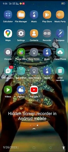 Hidden Screen recorder in Android mobile#jkentertainment#