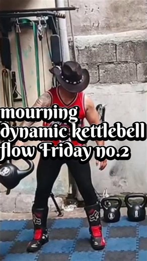 Dynamic Kettlebell Flow exercise Overhead press, Figure 8