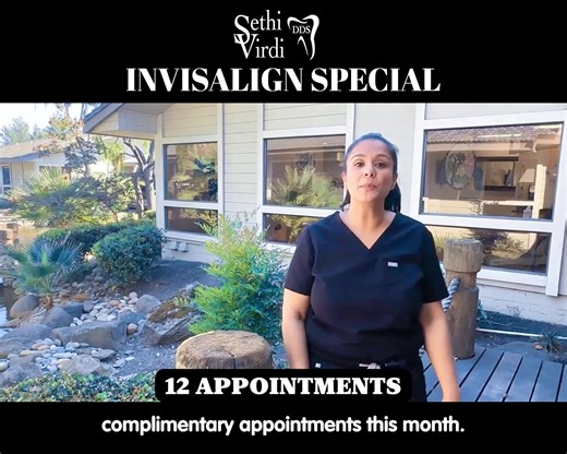 👋Hi, Milpitas! Invisalign Special offer is here. Love your smile with this Once-In-A-Lifetime Invisalign Offer to get straight teeth without the hassle of metal braces. Sethi & Virdi DDS is giving 12 vouchers for Invisalign Treatment! This 'Invisalign Special' Voucher Includes: ✅$500 OFF Invisalign Treatment ($500 Value) ✅​Full X-rays $59 for New Patient Exam ✅FREE In-Office Zoom Teeth Whitening After Treatment ($500 Value) ✅​FREE Oral Exam ($180 Value) ✅FREE iTero Digital Scan ($200 Value) To 