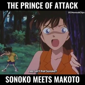 #ThrowbackThursday! Scene from Episode 154: Sonoko's Dangerous Summer Story (Part 2) (watch 'til the end 😆) "Of course, as the guy who loves you the most in this world, it doesn't matter if you don't want to listen". In spite of his physical prowess, Makoto has a pure and gentle heart inside. He debuted in 1999. Almost 20 years later, he made his movie debut in Movie 23 in what was going to be the highest grossing films of the franchise so far (The Fist of Blue Sapphire). The son of a business 