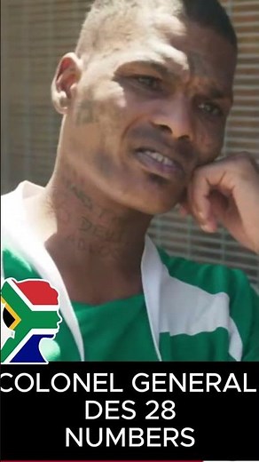 🔥😱 PRISON IMMERSION: THE COLONEL GENERAL OF THE 28 NUMBERS IN SOUTH AFRICA! 🚨 #SHORTS