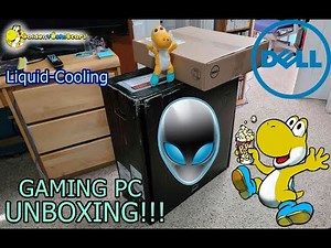 UNBOXING Dell i9 Alienware Aurora R15 Liquid Cooling Gaming PC