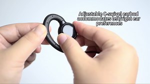 Two Way Radio Earpiece C Shape Ear Hook Earphone Work Radio Headphones with Ptt Mic Compatible for Motorola clp 1010e 1080e clp1010e clp1080e clp1083e clp1040e clpe446 clp446e Walkie Talkie