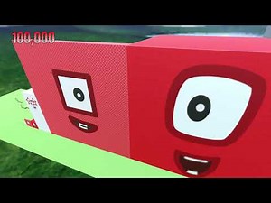 NumberBlock to TRILLION BLOCK in MineCraft
