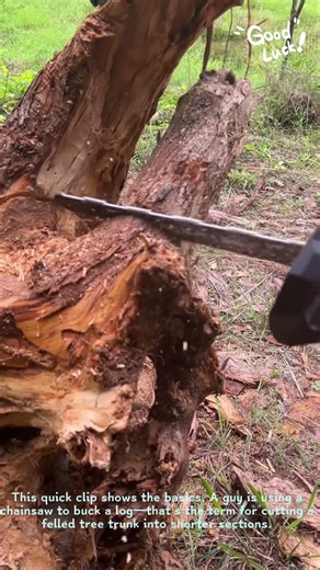 How to Cut Logs Straight with a Chainsaw