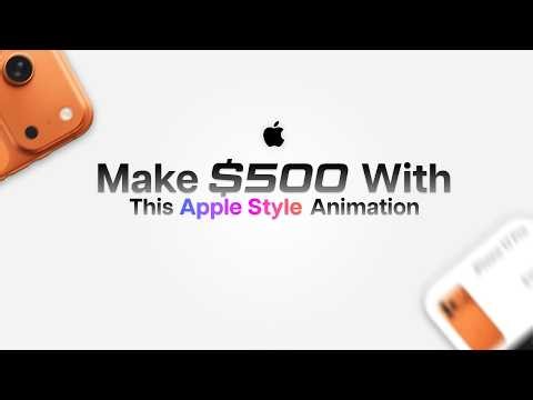 Editors Charge $500 for This Apple Style Animation (After Effects Tutorial)