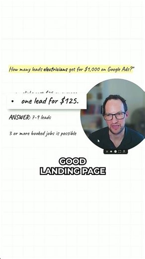 Google Ads for Electricians: $1,000 Budget = How Many Leads?
