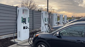 Dayton Ohio - December 23: Electrify America Stock Footage SBV-348908522 - Storyblocks