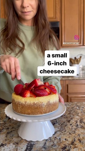 6 INCH CHEESECAKE #cheesecake | Dessert For Two