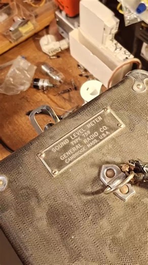 Atomic Analog on Instagram: "So the sound level meter obsession continues! This General Radio type 759 meter has been waiting patiently in storage for probably half a century. The microphone is most likely dynamic or crystal/piezo based as I see no bias voltages in the schematic. Let's fix it up, build a high voltage battery pack, and see if we can record music with it! (Isn't that always the aim!?). There is a headphone output on it after all... . . . . . . . . . . . . . #soundlevelmeter #splme