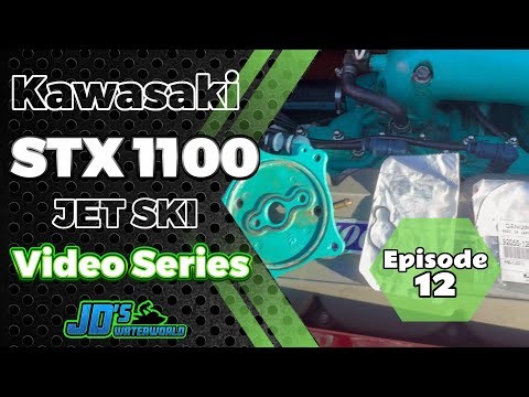 EPISODE 12 - Replacing Stator Cooling Jacket Cover on a 1998 Kawasaki STX 1100 2-Stroke Jet Ski [4K]