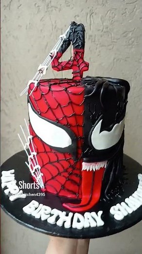Spider Man Lover Cake❤️🕸️ - Spider Man Cake Design