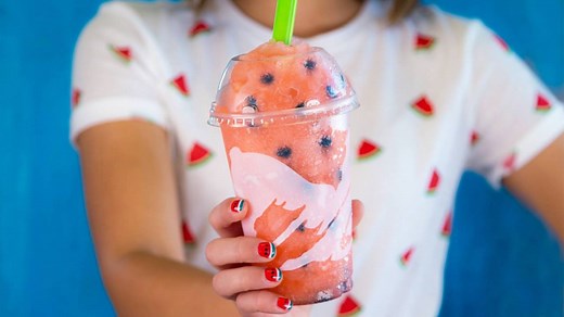 Taco Bell's new WATERMELON FREEZE has CANDY SEEDS?! | Clevver